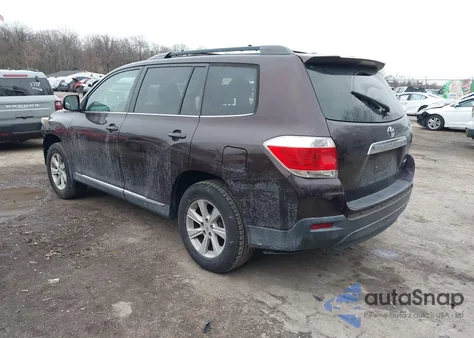 2012 Toyota Highlander Se V6 из США, поврежденный, VIN 5TDBK3EH7CS104649